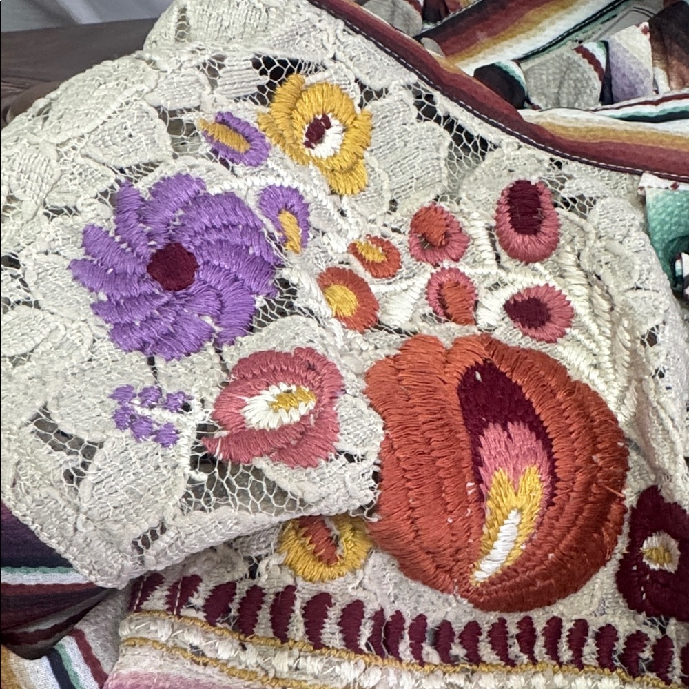 Double D Ranch Multicolor Ruffled Blouse - Picture 4 of 8